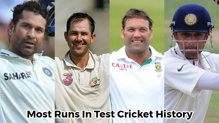 Top 10 Players With Most Runs in Test Cricket